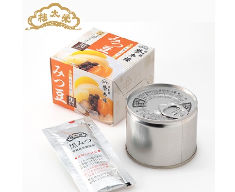 榮太棲 みつ豆（黒みつ）